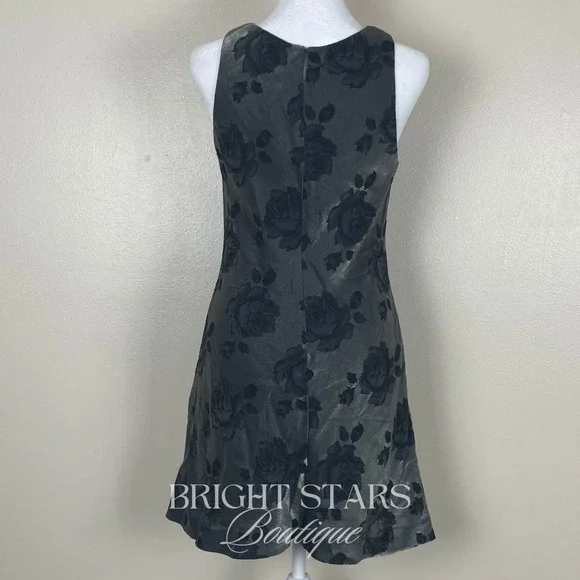 Rare Floral Mini Dress Alt ASO Rachel Green Friends Floral Sleeveless Vintage - Picture 7 of 10